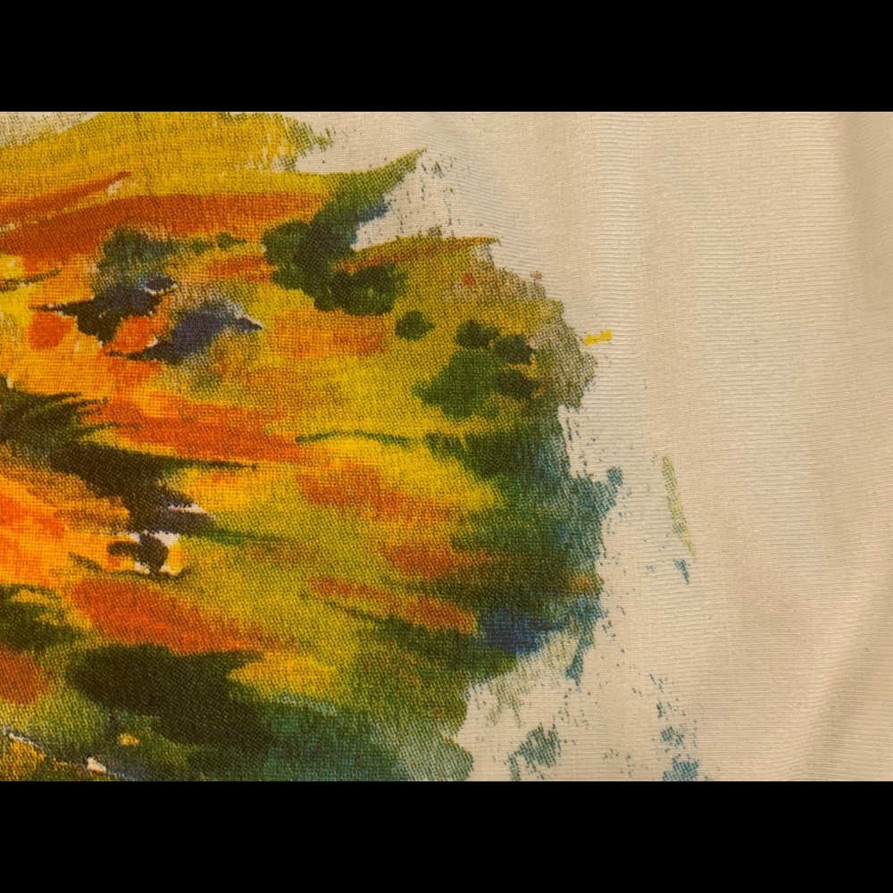 Target Drawstring Ruched Side Dress Butterfly - Picture 2 of 2
